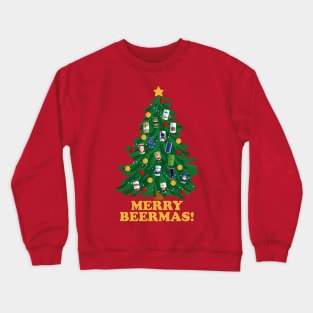 Merry Beermas for beer lovers V2 Crewneck Sweatshirt